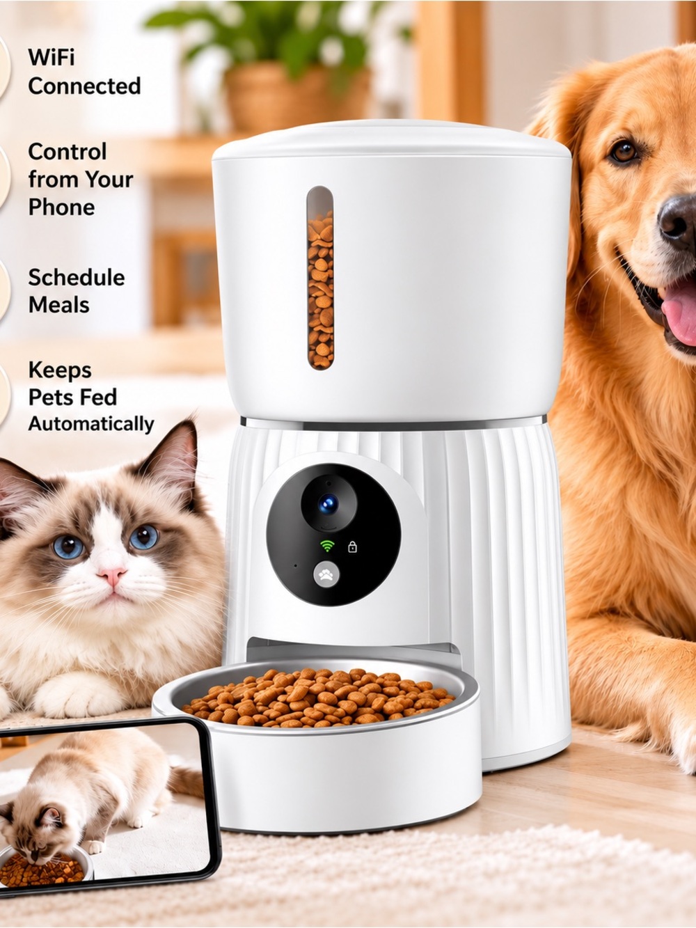 Smart Cat Feeder With Camera
